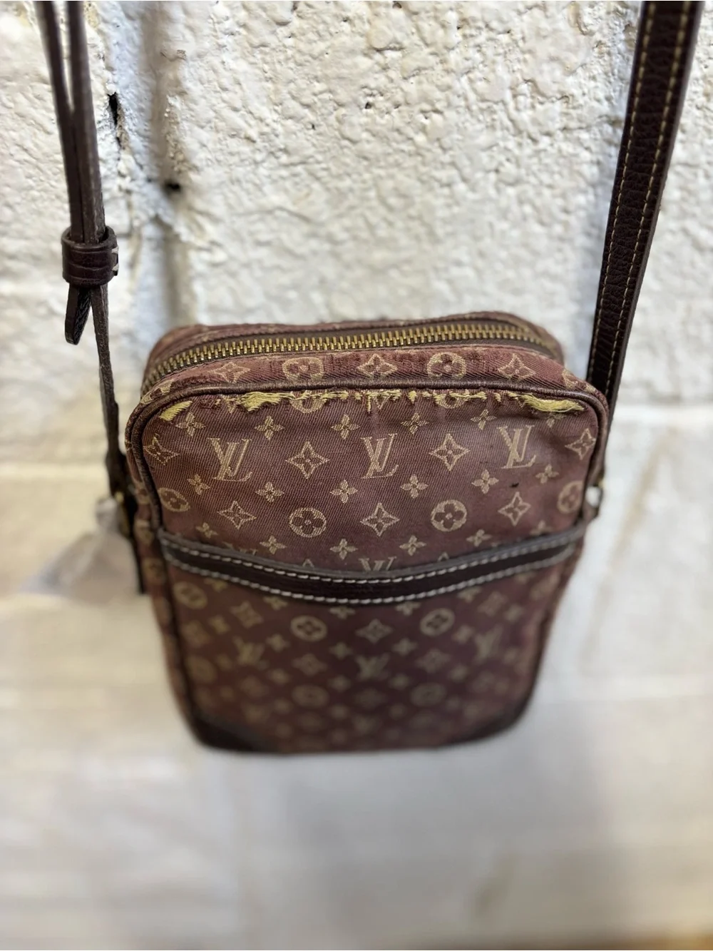 Vintage Louis Vuitton Monogram Mini Lin Crossbody Bag